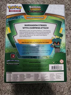 Pokemon TCG: Shining Legends - Marshadow Pin Collection (3 Booster Packs) 820650803666 - Image 2