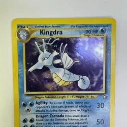 Kingdra 8/111 Neo Genesis Holo Rare Pokemon TCG Vintage 2000 - Image 2