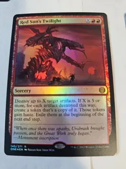 MTG - Red Sun's Twilight FOIL - Phyrexia All Will Be One - Image 1