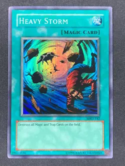 Moderately Played, English Yu Gi Oh Heavy Storm - MRD-142 - Super Rare - Unlimit - Image 1