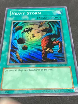 Moderately Played, English Yu Gi Oh Heavy Storm - MRD-142 - Super Rare - Unlimit - Image 2