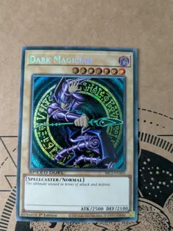 Dark Magician SBC1-ENA01 Secret Rare Near Mint Yugioh - Image 1