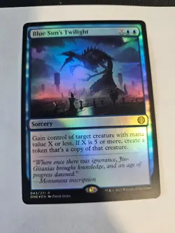 MTG - Blue Sun's Twilight FOIL- Phyrexia All Will Be One - Image 1