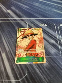 Monkey D Luffy OP13-118 SEC RED Alt Art One Piece Carrying On His Will English - Image 2