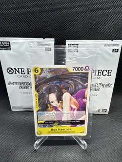 One Piece TCG - Boa Hancock & Luffy SEALED Promo - P-115 - OP15 Release Event - Image 1