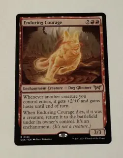 MTG Enduring Courage - Duskmourn: House of Horror LP - Image 1