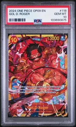 PSA 10 - 2024 One Piece Emperors in the New World Gol.D.Roger #OP09-118 - Image 1