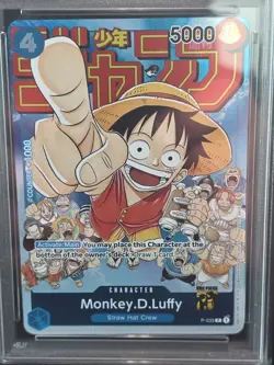 One Piece ENGLISH Monkey D. Luffy 2023 PROMO (EVENT PACK VOL.2) PSA 10 #033 - Image 4