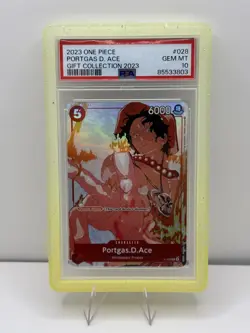 2023 One Piece Gift Collection - PORTGAS D. ACE - #P-028 - GEM MT PSA 10 - Image 1