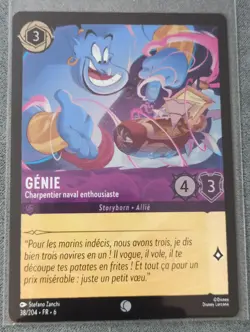 Carte LORCANA FR - Chapitre 6 38/204 Genie - ✨ FOIL ✨ Neuf - Image 1