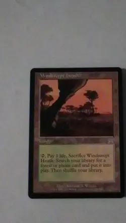 Magic: The Gathering Windswept Heath Land Card Onslaught Rare Regular English - Image 5