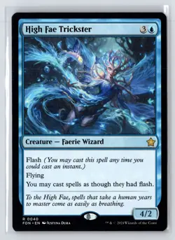 High Fae Trickster #40 Foundations Magic The Gathering MTG - Image 1