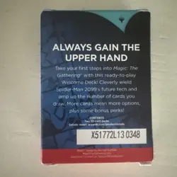 BLUE Magic The Gathering Spider-Man Welcome Deck - SDCC 2025 Magic The Gathering - Image 2