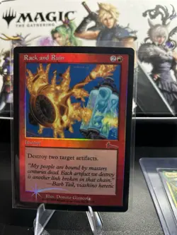 Rack and Ruin Urza's Legacy Foil Magic The gathering LP - Image 1