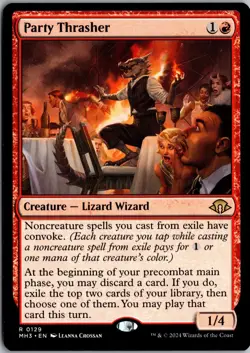 Party Thrasher 129 Rare Modern Horizons 3 Magic: The Gathering Near Mint - Image 1