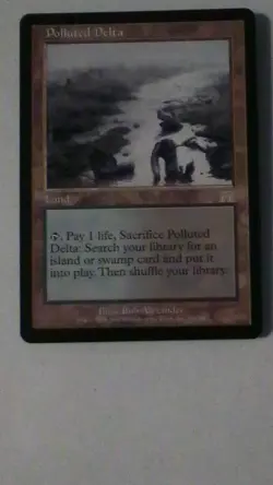 Magic: The Gathering Polluted Delta Land Card Onslaught Rare Regular English - Image 1