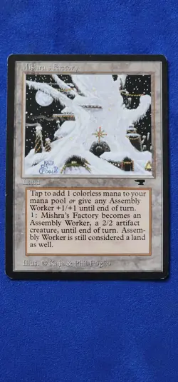 MTG Mishra's Factory (Winter) Antiquities in NM Condition - Image 1