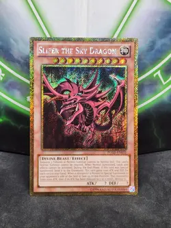 Yugioh Slifer the Sky Dragon PGLD-EN032 Gold Secret Rare NM - Image 1