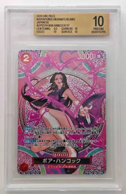 2026 One Piece Adventures on Kami's Island OP12-014 Boa Hancock SP BGS 10 JP - Image 1