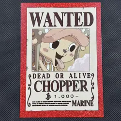 One Piece CHOPPER #56 | 87/90 | WANTED | Panini Treasure Box | Numbered Card - Image 1