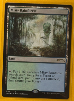 1x Misty Rainforest NM, English MTG Secret Lair Drop Series - Image 1
