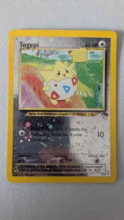 Pokemon TCG Togepi Southern Islands 4 Reverse Holo Promo Promo - Image 1