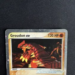 Pokemon Groudon ex Holo #002 Black Star Promo Nintendo Power Magazin 2003 HP DMG - Image 3