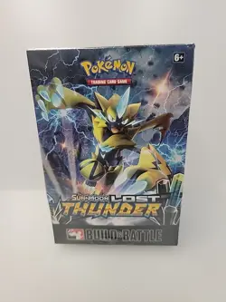Lost Thunder Build and Battle Box Prerelease Sun & Moon Pokemon Sealed Brand New - Image 1