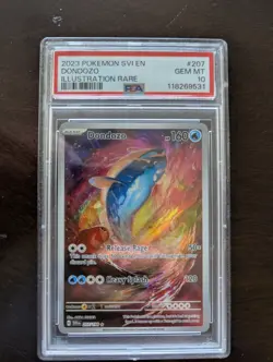 Dondozo 207/198 Pokemon Scarlet Violet Base Illustration Rare PSA 10 - Image 1