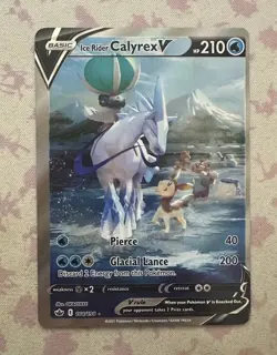 Ice Rider Calyrex V - 164/198 - Pokemon TCG - SWSH Chilling Reign - Near Mint - Image 2