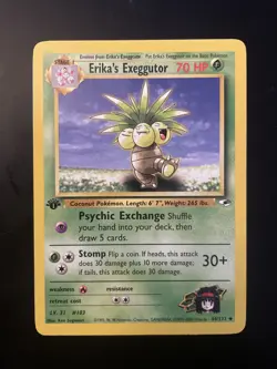 Erika's Exeggutor ~ NM/M 1st Edition Gym Heroes 44/132 Pokemon TCG Uncommon 🌴 - Image 1
