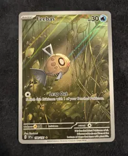 Pokemon TCG Feebas 198/191 Illustration Rare Full Art Holo Surging Sparks NM - Image 1