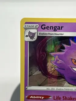 Pokemon TCG Gengar 085/202 Sword and Shield Base Set Holo NM - Image 2