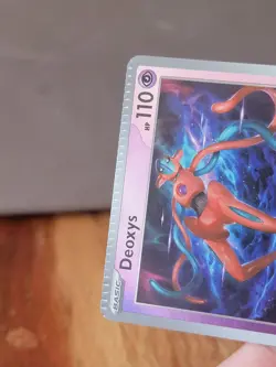 Pokemon Chaos Rising Deoxy Reverse Holo 031/086 Crimp Error Card - Image 4