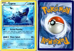 Pokemon Card - Lapras 28/122 BREAKpoint Uncommon Heavily Played - Image 3