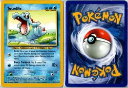 Pokemon Card - Totodile 81/111 Neo Genesis Common Moderately Played - Image 3
