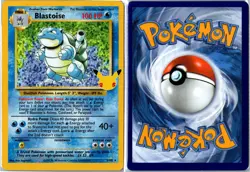 Pokemon Card - Blastoise 2/102 Celebrations: Classic Collection NM Ken Sugimori - Image 3
