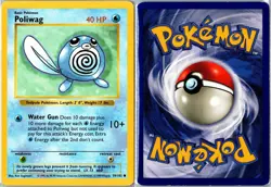 Pokemon Card - Poliwag Base Set Shadowless 59/102 1999 Common Moderately Played - Image 3