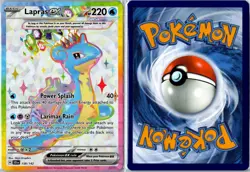 Pokemon Card - Lapras ex 158/142 Stellar Crown Ultra Rare Holo Near Mint - Image 3