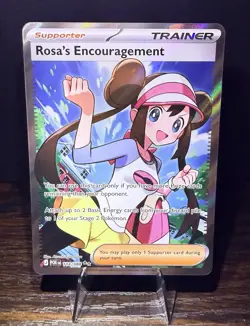 Rosa's Encouragement 114/088 Full Art Holo Rare Trainer Pokemon TCG Card - Image 1