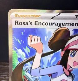 Rosa's Encouragement 114/088 Full Art Holo Rare Trainer Pokemon TCG Card - Image 3