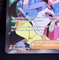 Rosa's Encouragement 114/088 Full Art Holo Rare Trainer Pokemon TCG Card - Image 5