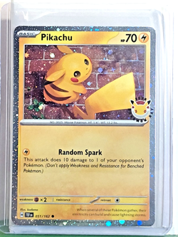 Pikachu (Pokemon Day 2026) 051/162 Miscellaneous Cards & Products Holo Promo NM - Image 1
