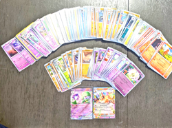 Pokemon 250 Card Bulk: 50 HOLO/Rev. HOLO + 2 V/EX Guaranteed + 200 C/UC Regular - Image 1