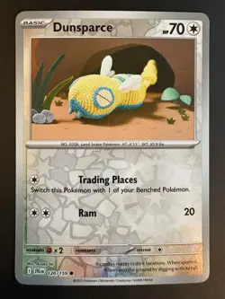 Dunsparce 120/159 Sv09: Journey Together Reverse Holo Pokemon Card Print Line - Image 1
