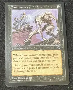 Sarcomancy Tempest MTG Magic the Gathering - Image 1