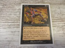 1x Greed - 7th Edition - NM - English - OOP MTG - Image 1