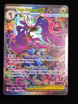 Mega Dragalge EX 118/086 SIR - CRI EN Chaos Rising Pokemon - Image 1