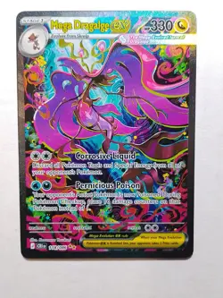 Pokemon Chaos Rising, Rare, IR Mega Dragalge EX 118/086 - Image 1