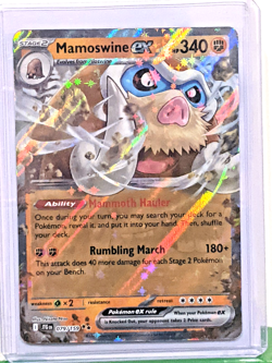 Mamoswine ex 079/159 Sv09: Journey Together Holo Double Rare NM Pokemon TCG - Image 1